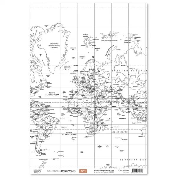 Papier calque 1 - Horizons - Floril�ges Design