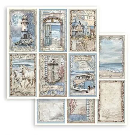 Papier collection - Silent Sea - 30x30 cm - Stampéria