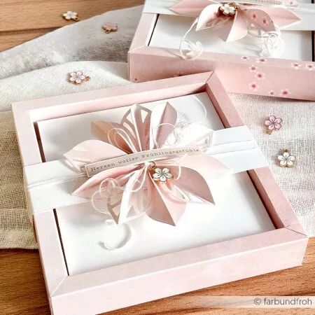 Papier Faux uni Blumen Rose - Alexandra Renke