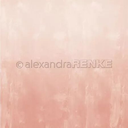 Papier Faux uni Korall rose - Alexandra Renke