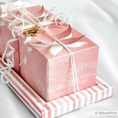 Papier Faux uni Korall rose - Alexandra Renke