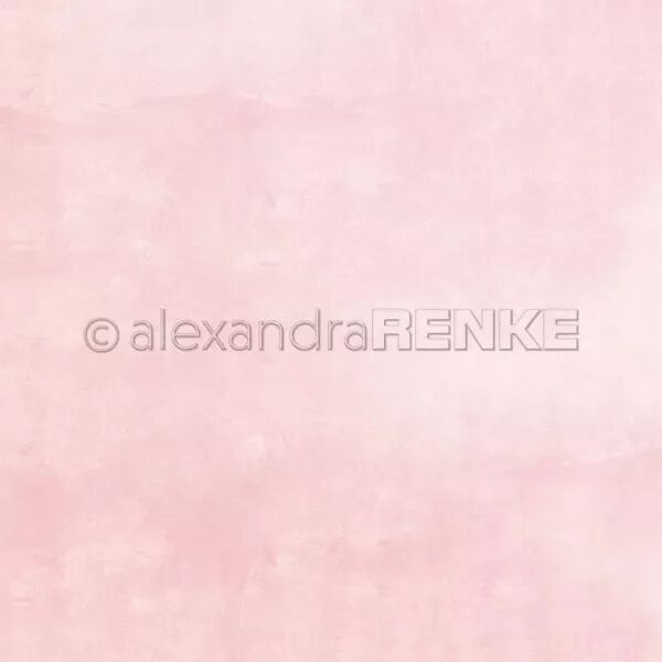 Papier Faux uni Magnolia rose - Alexandra Renke