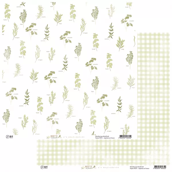 Papier imprim� - Recette De Famille 03 - HA-PI Little Fox