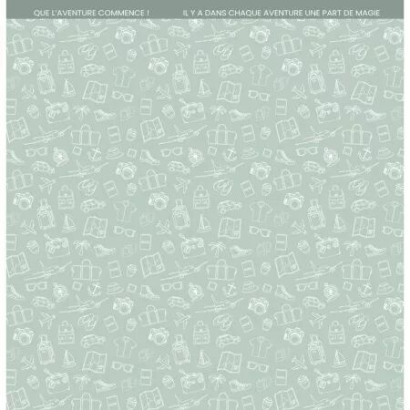 Papier imprim&eacute; 1 - Horizons - Floril&egrave;ges Design