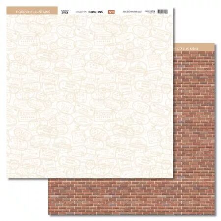 Papier imprim&eacute; 8 - Horizons - Floril&egrave;ges Design