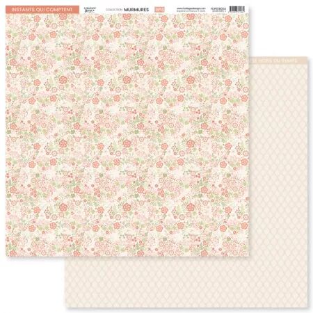 Papier imprim&eacute; MURMURES 4 - Floril&egrave;ges design