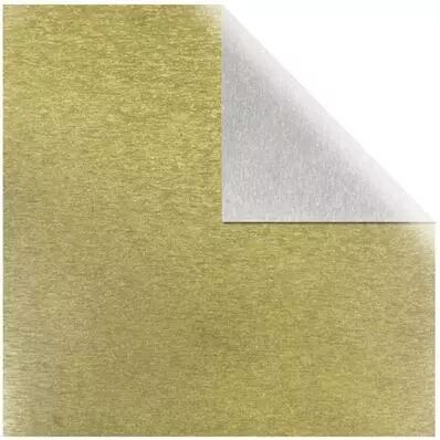 Papier m�tal bross� - or/argent