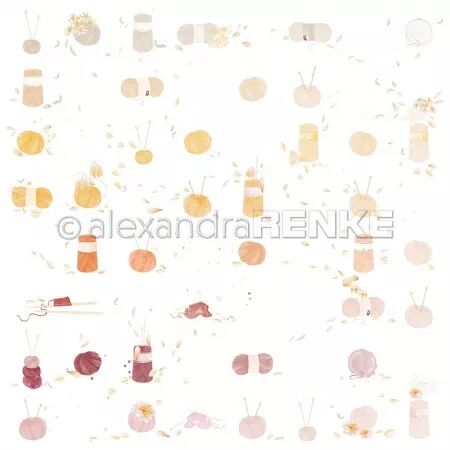 Papier Motifs laine - Alexandra Renke