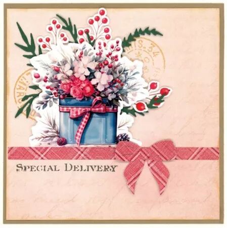 Papier Push out - Berrie\'s Beauties - Frosted Florals - Boites en métal