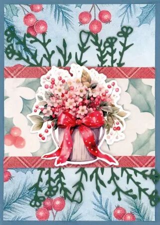 Papier Push out - Berrie\'s Beauties - Frosted Florals