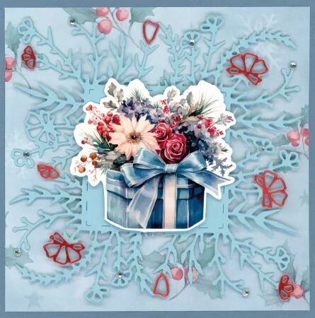 Papier Push out - Berrie\'s Beauties - Frosted Florals