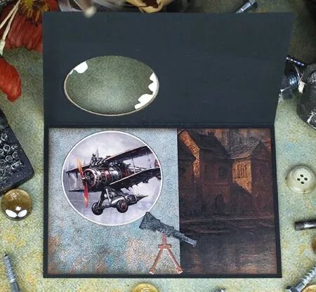 Papier Push out - Berrie\'s Beauties - Steampunk - In The Air - Find-It