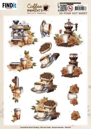 Papier Push out - Coffee moments - Coffee machine