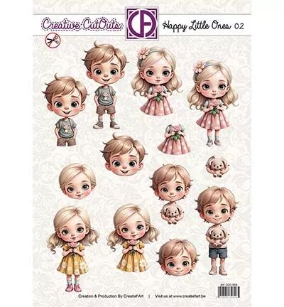 Papier Push out 3D - Happy Little Ones - 02
