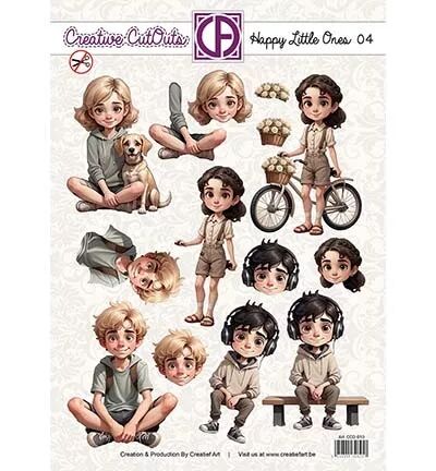 Papier Push out 3D - Happy Little Ones - 04