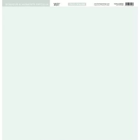 Papier uni DUO OPALINE - Horizons - Floril&egrave;ges Design