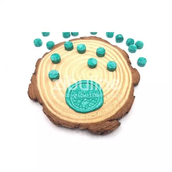 Pastilles de cire - Vert turquoise nacr�