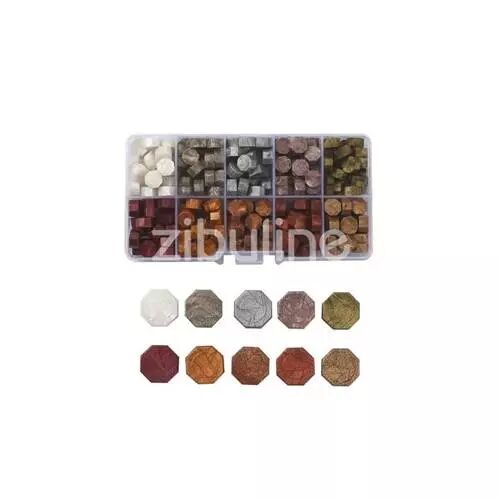 Pastilles de cire � cacheter - Combo cama�eu Neutre