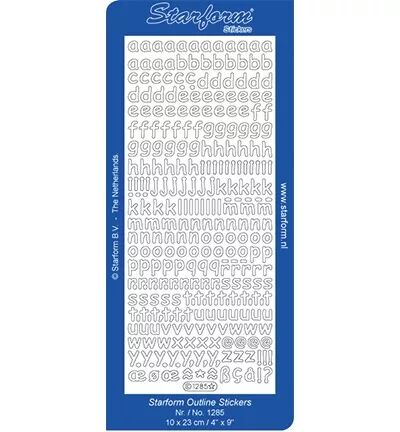 Peel Off - Alphabet - minuscule - Or