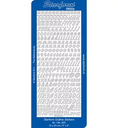 Peel Off - Alphabet - Minuscules + Chiffres #825 - Or