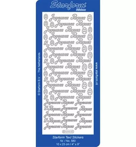 Peel Off - Joyeuses P�ques - or