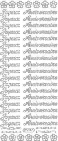 Peel off - Joyeux Anniversaire - Argent