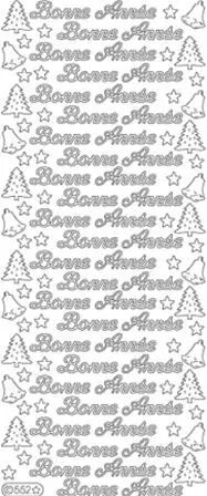 Peel off-Bonne Ann�e - Argent