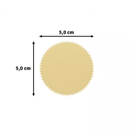 Perfo - cercle dentel&eacute; - 5 cm - Vaessen Creative