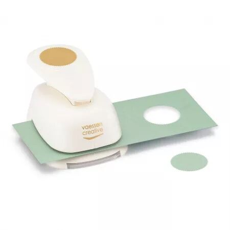 Perfo - cercle dentel&eacute; - 5 cm - Vaessen Creative