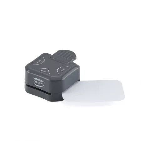 Perfo coins 3-en-1 - Graphite - Angles arrondis - Vaessen Creative