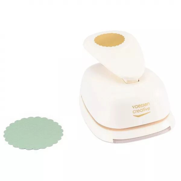 Perforatrice - cercle festonn� - 7.5 cm - Vaessen Creative
