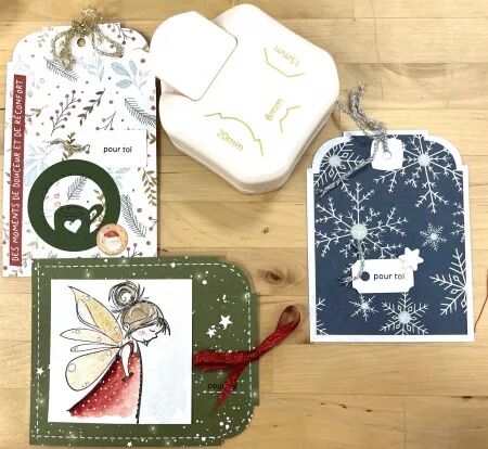 Perforatrice coins 3-in-1 Etiquettes