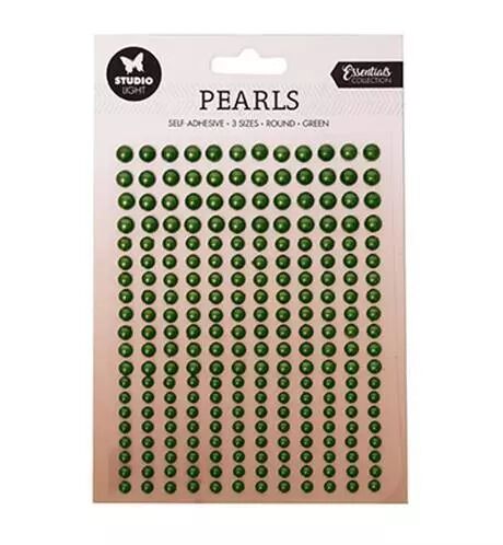 Perles - vert fonc� - 3 tailles