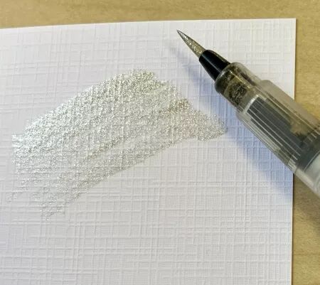 Pinceau effet scintillant - Champagne