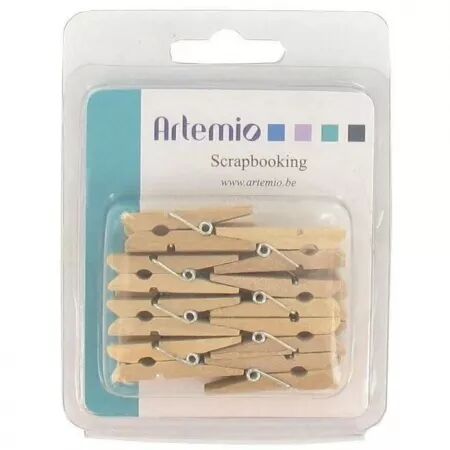 Pinces à linge en bois - 3.5 cm