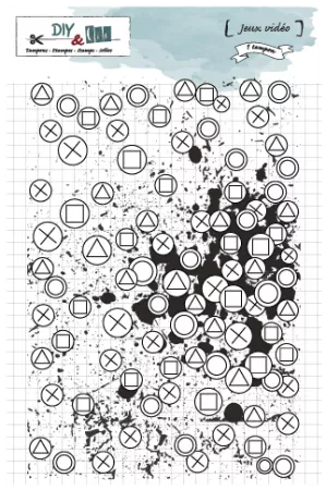 Plaque de texture - Jeux vidéo - Ado - DIY & Cie