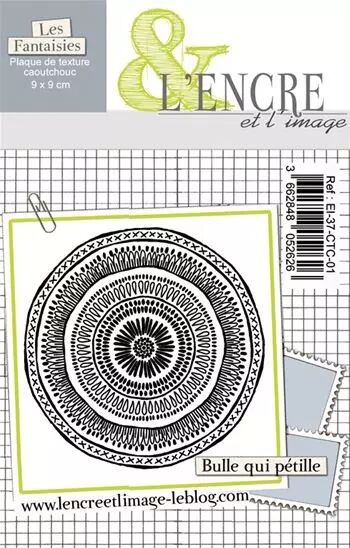 Plaque de texture caoutchouc - Bulle qui p�tille