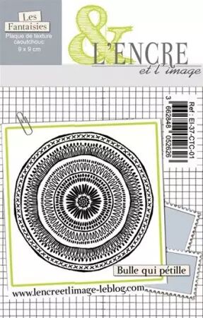 Plaque de texture caoutchouc - Bulle qui p&eacute;tille