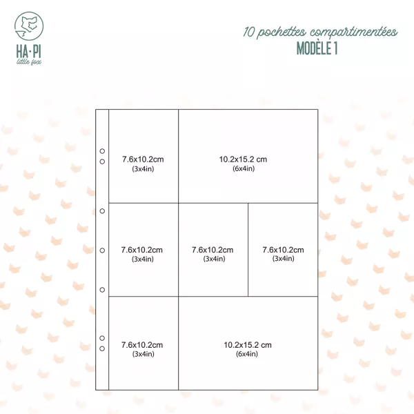 Pochettes compartiment�es - Bande Originale Face A - Mod�le 1