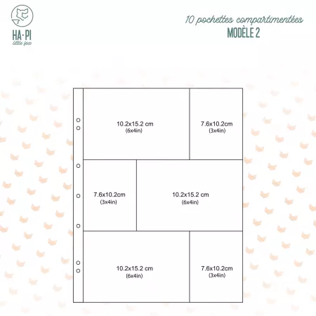 Pochettes compartimentées - Bande Originale Face A - Modèle 2