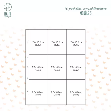 Pochettes compartimentées - Bande Originale Face A - Modèle 3