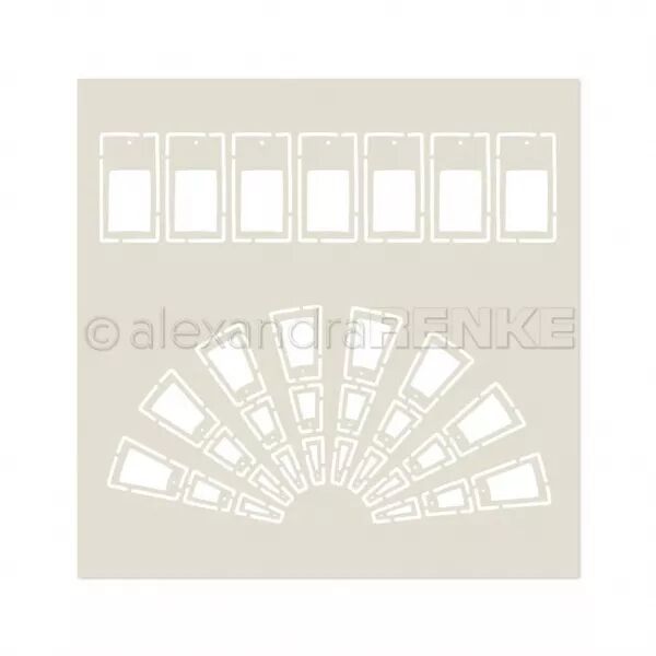 Pochoir -  Cartes des couleurs - Alexandra Renke