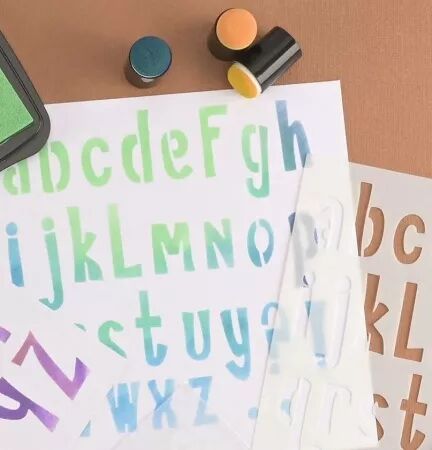 Pochoir - Alphabet