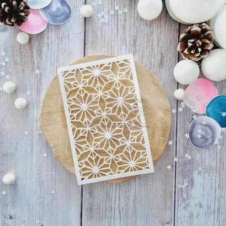 Pochoir - Altitude - Cristaux - Chou Flowers