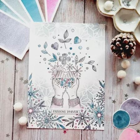 Pochoir - Altitude - Cristaux - Chou Flowers