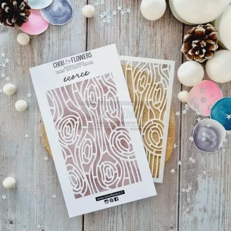 Pochoir - Altitude - Ecorce - Chou Flowers