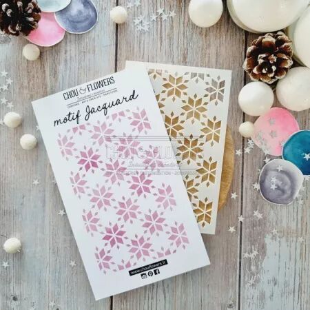 Pochoir - Altitude - Motif jacquard - Chou Flowers