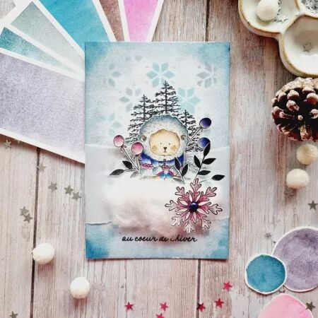 Pochoir - Altitude - Motif jacquard - Chou Flowers