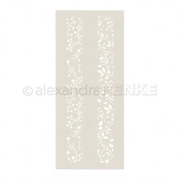Pochoir - Bandes de feuilles - Alexandra Renke
