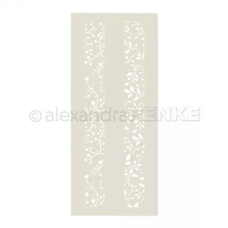 Pochoir - Bandes de feuilles - Alexandra Renke